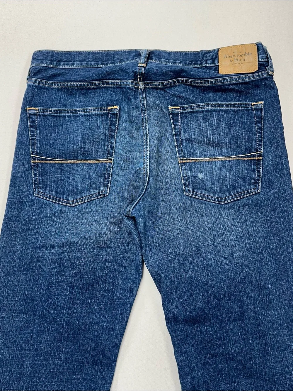 Vintage Abercrombie & Fitch Kilburn Low Rise Boot Blue Jeans Men’s 34X34 Y2K